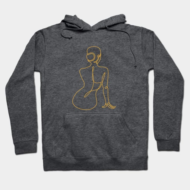 Line Drawing Hoodie by FCCT Graphics